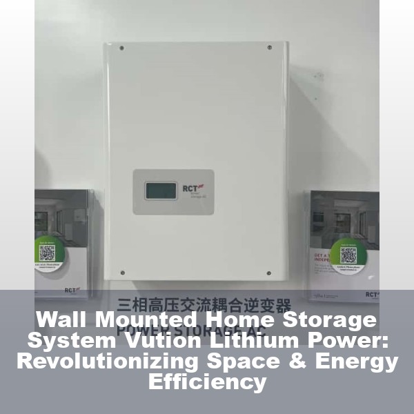 Wall Mounted Home Storage System Vution Lithium Power: Revolutionizing Space & Energy Efficiency